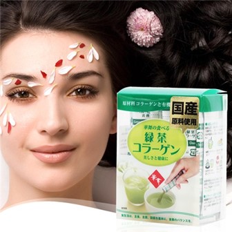 Collagen Hanamai tinh chất trà xanh Nhật Bản