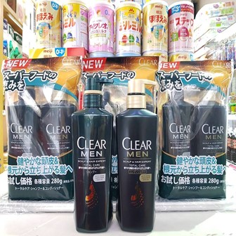 DẦU GỘI XẢ CLEAR MEN Nhật