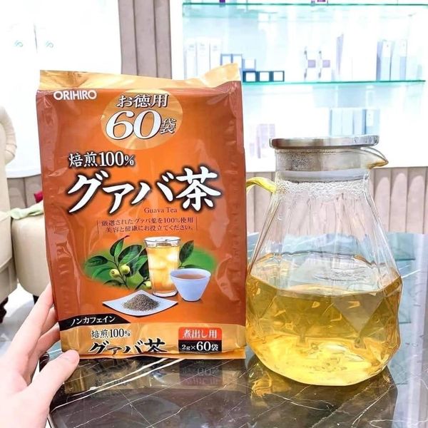 Trà ổi giảm cân Orihiro Guava Nhật Bản 60 túi