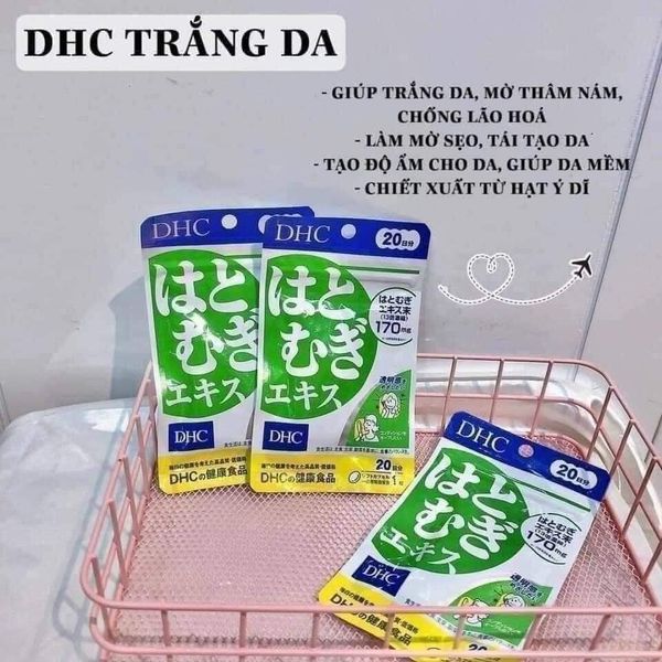 VIÊN UỐNG TRẮNG DA DHC 20 NGÀY 