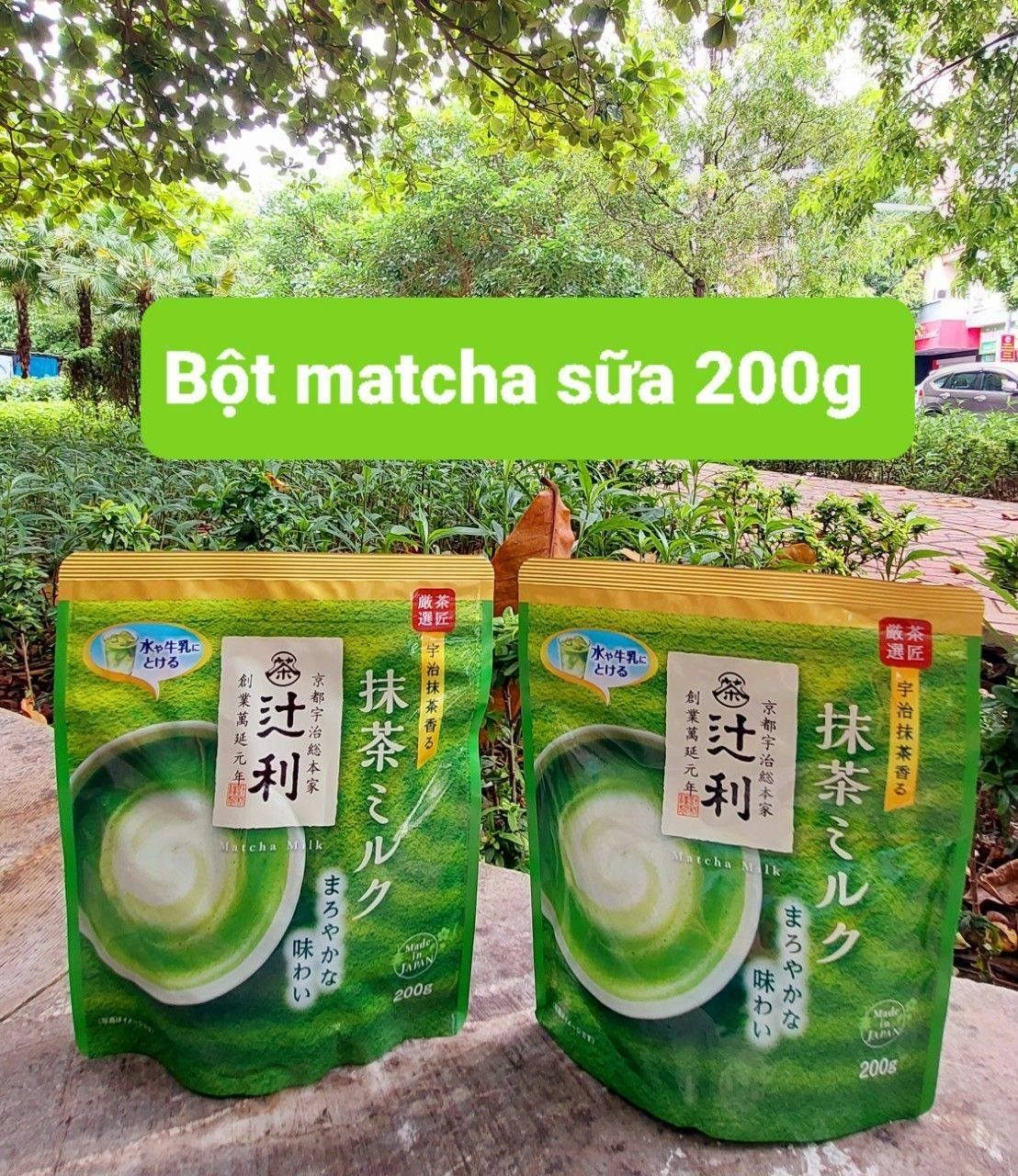 BỘT TRÀ XANH SỮA MATCHA MILK Nhật Bản 190g