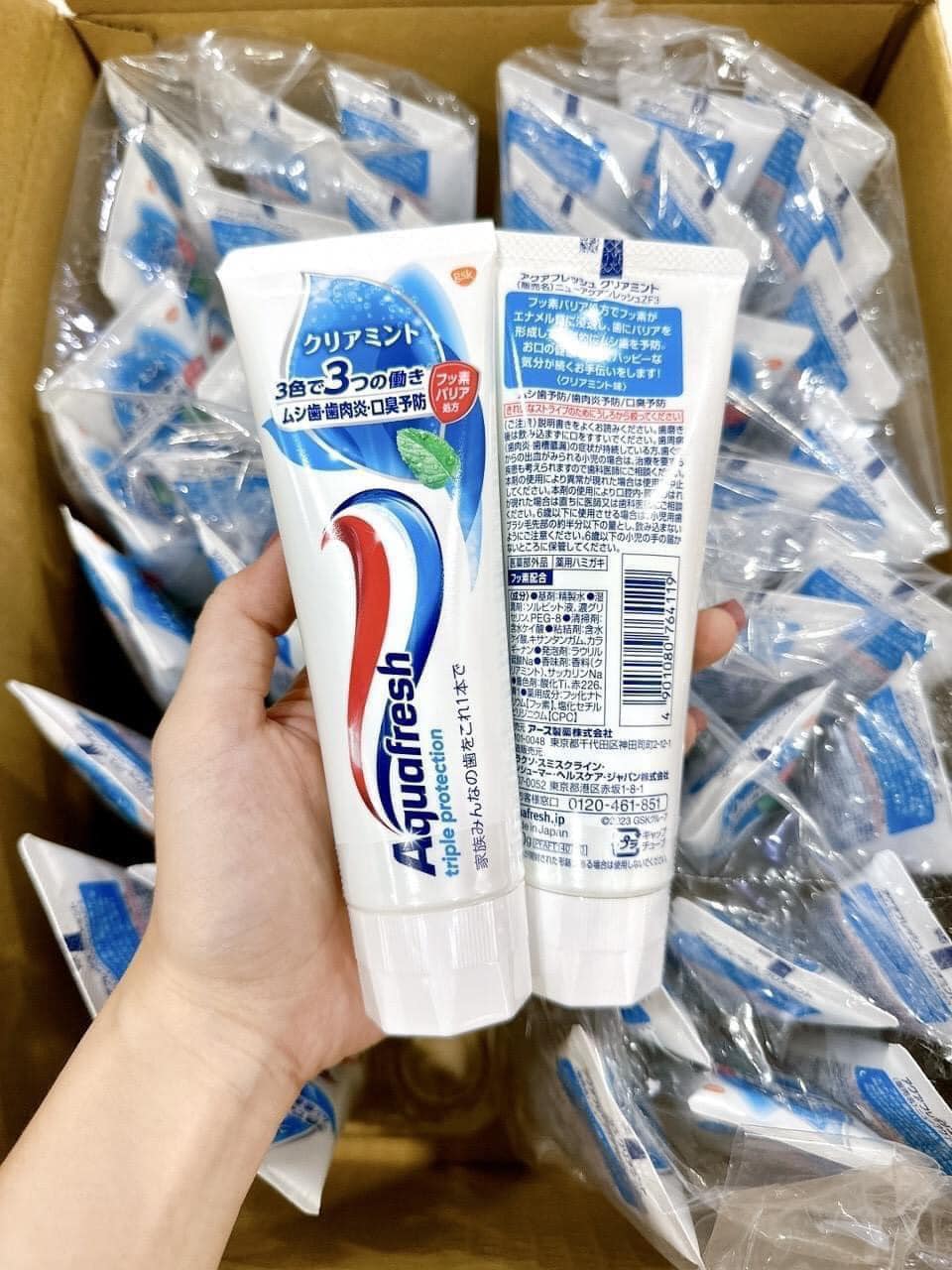 Kem đánh răng aquafresh nhật biển 140g